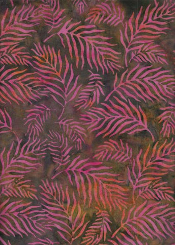 CAR 398 Rich Green Pinks Fern Fronds