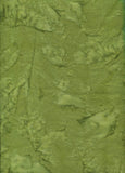 AT 028 Sulfur Green Batik Fabric Patchwork and Quilting