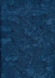 AT 017  Navy Blue Batik Fabric Patchwork and Quilting